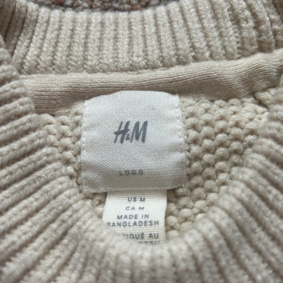 Rory Gilmore Cableknit Cream sweater - m - Picture 2 of 3